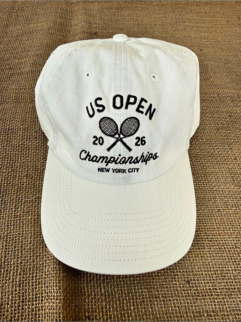 2026 US Open Championships Tennis Cap White One Size j.P. Morgan ’47 Hat